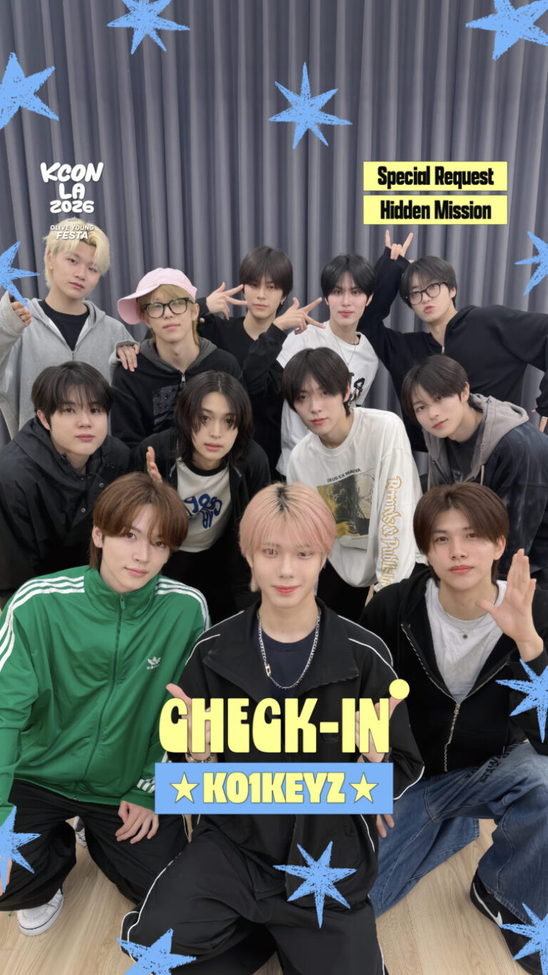 KO1KEYZ KCON LA 2026 CHECK-IN 集合写真