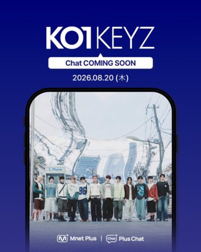 KO1KEYZ Chat COMING SOON告知画像
