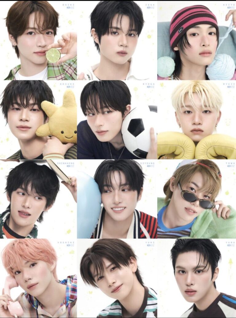 KO1KEYZ CONCEPT PHOTO #1、12人それぞれの個性を象徴するアイテム