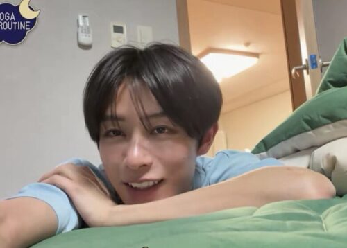 KO1KEYZ公式Night Routine動画に映るRYOGA